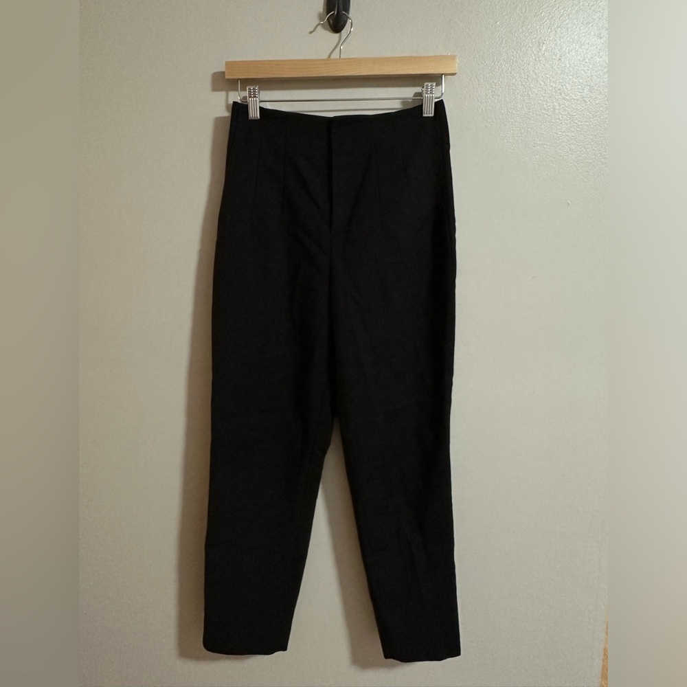 ZARA Black Work Pant size US 2